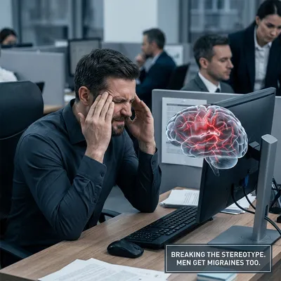 Migrena u mężczyzn: Milcząca epidemia za murem męskości