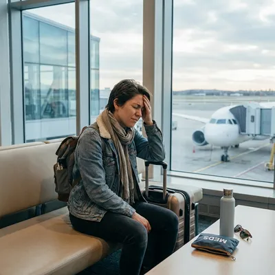 Migrena w podróży: Twój niezbędnik na lot, wakacje i delegację